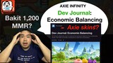 Axie Dev Journal Update I Economic Balancing I SLP