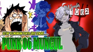 FULL SPOILER OP 1062 - PUNK02 ADALAH KLONINGAN VEGAPUNK YG JAHAT!? LUFFY & BOONEY BERTEMU DG PUNK06