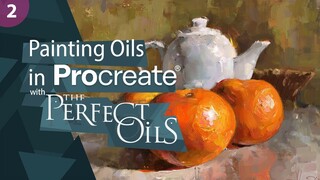 Painting Oils a Still Life in Procreate. Time-Lapse workflow.