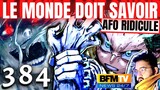 ALL FOR ONE EST NUL... JOURNALISME : LE PEUPLE REGARDE ! - MY HERO ACADEMIA 384 - REVIEW MANGA