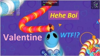 WormsZone.io - Phần 8 : Cập Nhật và Trải Nghiệm Bản WormsZone.io Valentine Cực Thú Vị!