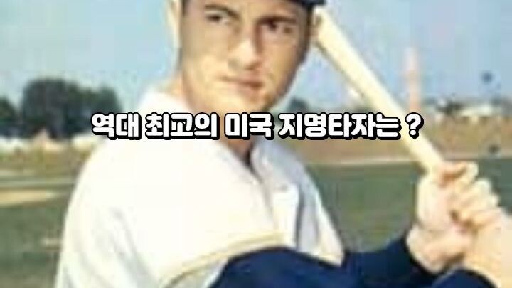 역대 최고의 미국 지명타자는