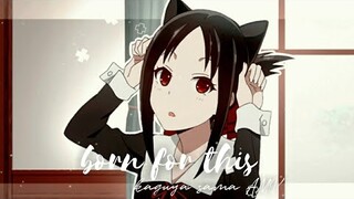 kaguya sama AMV // born for this