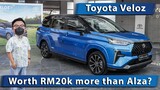 2022 Toyota Veloz in Malaysia - worth RM20k more than the Alza?