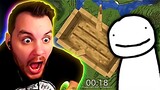 Minecraft Noob Reacts to DREAM 1000 IQ Plays