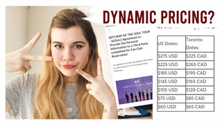 verifyfing presale on weply, north american ticket prices (dynamic pricing?), akgaes & seoul presale