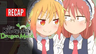 Miss Kobayashi's Dragon Maid  SEASON 2| ANIME RECAP | Kobayashi-san Chi no Maid Dragon