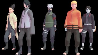 Marikit【NARUTO MMD】NARUTO*SASUKE*KAKASHI*SHIKAMARU*SAI