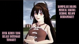 KOMPILASI DRAMA MUSICAL EFEK BERDAMAGE MELOW SAKURA SCHOOL SIMULATOR!!