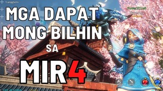 MIR4 GUIDE : MGA DAPAT MONG BILHIN SA MIR4 USING COPPER (newbie guide)