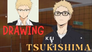 WEEK 3 Drawing Kei TSUKISHIMA(HAIKYUU)