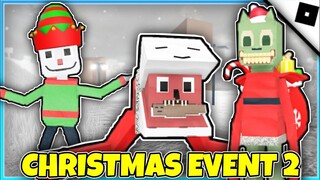 How to get "CHRISTMAS EVENT PART 2" BADGE in UNREALISTIC WORLD (TREVOR CREATURES WORLD) - ROBLOX