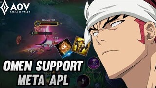 AoV : OMEN GAMEPLAY | OMEN SUPPORT META APL - ARENA OF VALOR | LIÊNQUÂNMOBILE | ROV