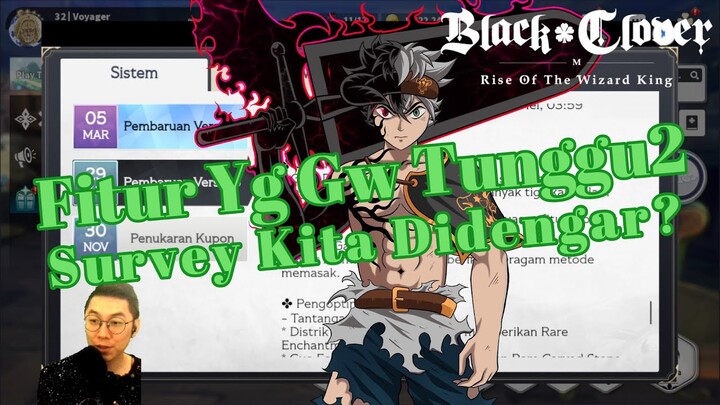 🆕Update Season 6 😍 Survey Kita Didengar❓ [Black Clover Mobile]