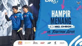 Hampir menang lawan sang Robot | REBELLION ESPORTS MIC CHECK