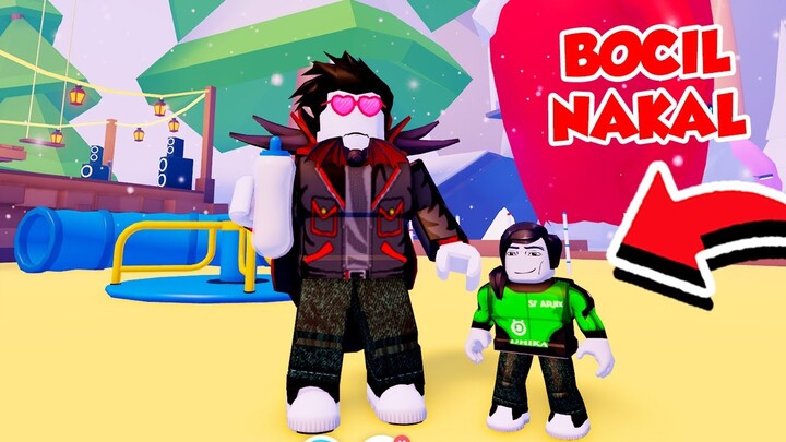 PAPA STRESMEN KEMBALI NGURUS ANAK NAKAL PALING NGAKAK DI ROBLOX!!! - ADOPT ME