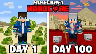 I Survived 100 DAYS of Plagues in Minecraft