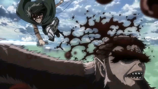 Levi VS Beast titan, Attack on titan