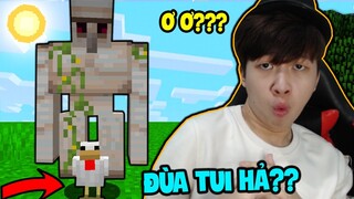 Con Gà Cưỡi Golem Là Có thật 🥶 - VINH CƯỜI TÉ GHẾ VỚI NHỮNG HIỆN TƯỢNG LẠ TRONG MINECRAFT #11 🤣🤣