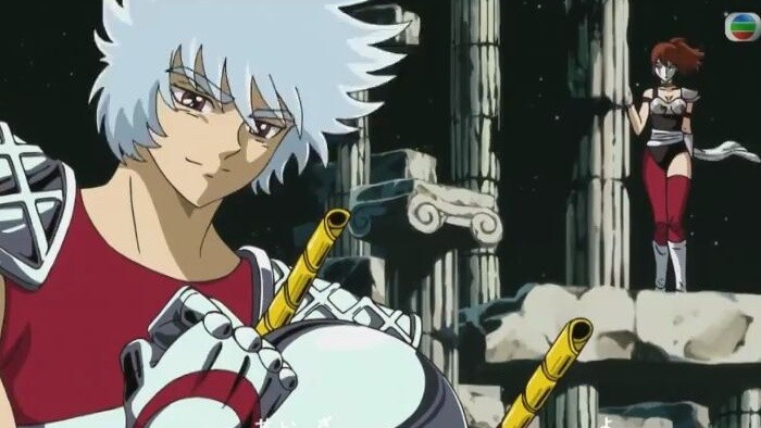 Saint Seiya EP1 (Gintama Edition) Saint Seiya ending song: Eternal Blue
