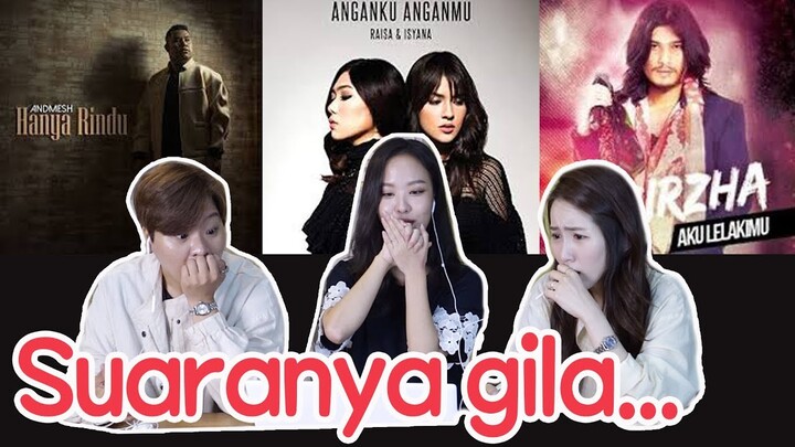 [REAKSI KOREA]LAGU INDONESIA/Andmesh-Raisa-Isyana-Virzha/강력추천 인도네시아 노래 베스트3