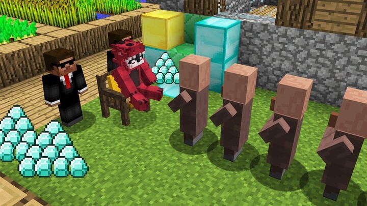 ถ้าเกิด!! ผมต้องเป็นคนรวย $1,000,000 เหรียญ 1วันในมายคราฟ - (Minecraft คนรวยคนจน)