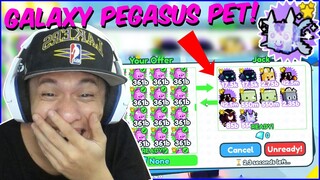 Trading my SANTA PAWS to VERY RARE 'EXCLUSIVE PEGASUS PET' in ROBLOX PET SIMULATOR X