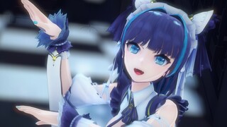 [Azur Lane MMD] Tarian sekretaris super imut Cheshire Cat [ﾁｶっとﾁｶ千花っ]