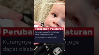 5 ALASAN MENGAPA TERJADI KEKURANGAN SUSU FORMULA BAYI