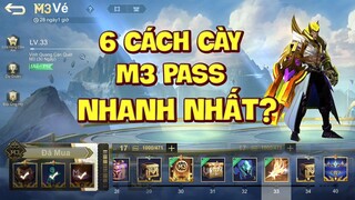 Tốp Mỡ | TỔNG HỢP 6 CÁCH CÀY M3 PASS LẤY SKIN ROGER, ALDOUS, BELERICK NHANH NHẤT?! | MLBB