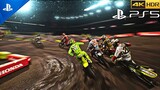 (PS5) Monster Energy Supercross GAMEPLAY | Ultra High Realistic Graphics [4K HDR 60fps]
