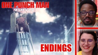 ONE PUNCH MAN ENDINGS REACTION | Anime ED Reaction