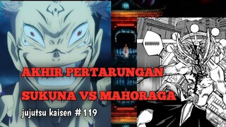 Akhir pertarungan mahoraga melawan sukuna, jujutsu kaisen bahasa indo