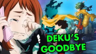 Deku's Goodbye & Leaves U.A -  THE END of My Hero Academia - One For All's Secret REVEALED