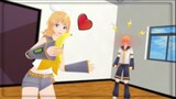 [MMD Talkloid] Rin steals Len's banana and Len gets mad