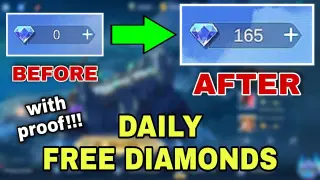 HOW TO GET FREE DIAMONDS in Mobile Legends | Collect Daily Free Diamonds