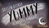 YUMMY Justin Bieber (Acoustic Karaoke Female key)
