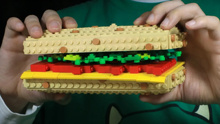 การกิน LEGO Sandwich (พิเศษสุด) ในชีวิตจริง - Mukbang Lego Food/ Stop Motion Cooking & ASMR