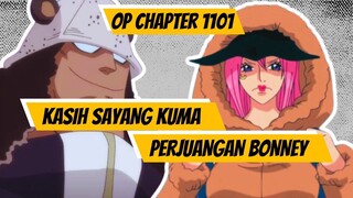 ONE PIECE 1101 | KASIH SAYANG KUMA DAN PERJUANGAN BONNEY !! | OP CHAPTER 1101