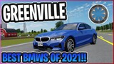 BEST BMWS OF 2021!! || Greenville ROBLOX