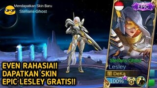 EVEN RAHASIA!!! | CARA DAPATKAN SKIN LESLEY EPIC PERMANEN TANPA DIAMOND MOBILE LEGEND TERBARU