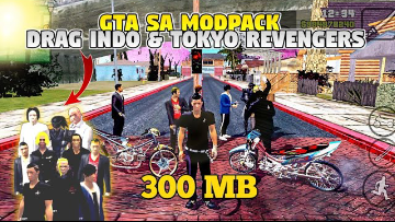 RILIS!! Gta Sa Lite Mod Tokyo Revengers & Drag || Cuma 300 Mb Grafik Realistic