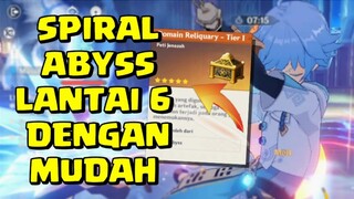 Genshin Impact Free to Play memenangkan spiral abyss lantai 6 dengan mudah