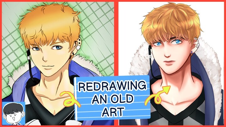 Redrawing an Old Art Timelapse!