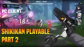 【PUNISHING GRAY RAVEN】SHIKIKAN PLAYABLE PART2 | KURO COOK SHIKIKAN INTO DOOMS GAMEPLAY | 4K RES