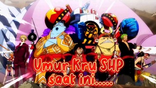 Umur Kru Yonkou Monkey D Luffy