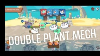 Double Plant Mech Axieinfinity Gameplay#7 #axieinfinity #wondermom27
