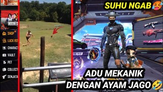 ADU MEKANIK DENGAN AYAM JAGO😂🤣