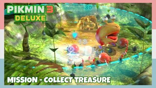 Tropical Forest Platinum Medal 100% (Collect Treasure - Side Mission) Pikmin 3 Deluxe