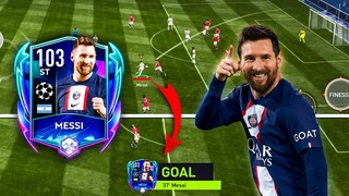 LIONEL MESSI 103 RATED REVIEW!! THE GOAT!!! FIFA Mobile 22